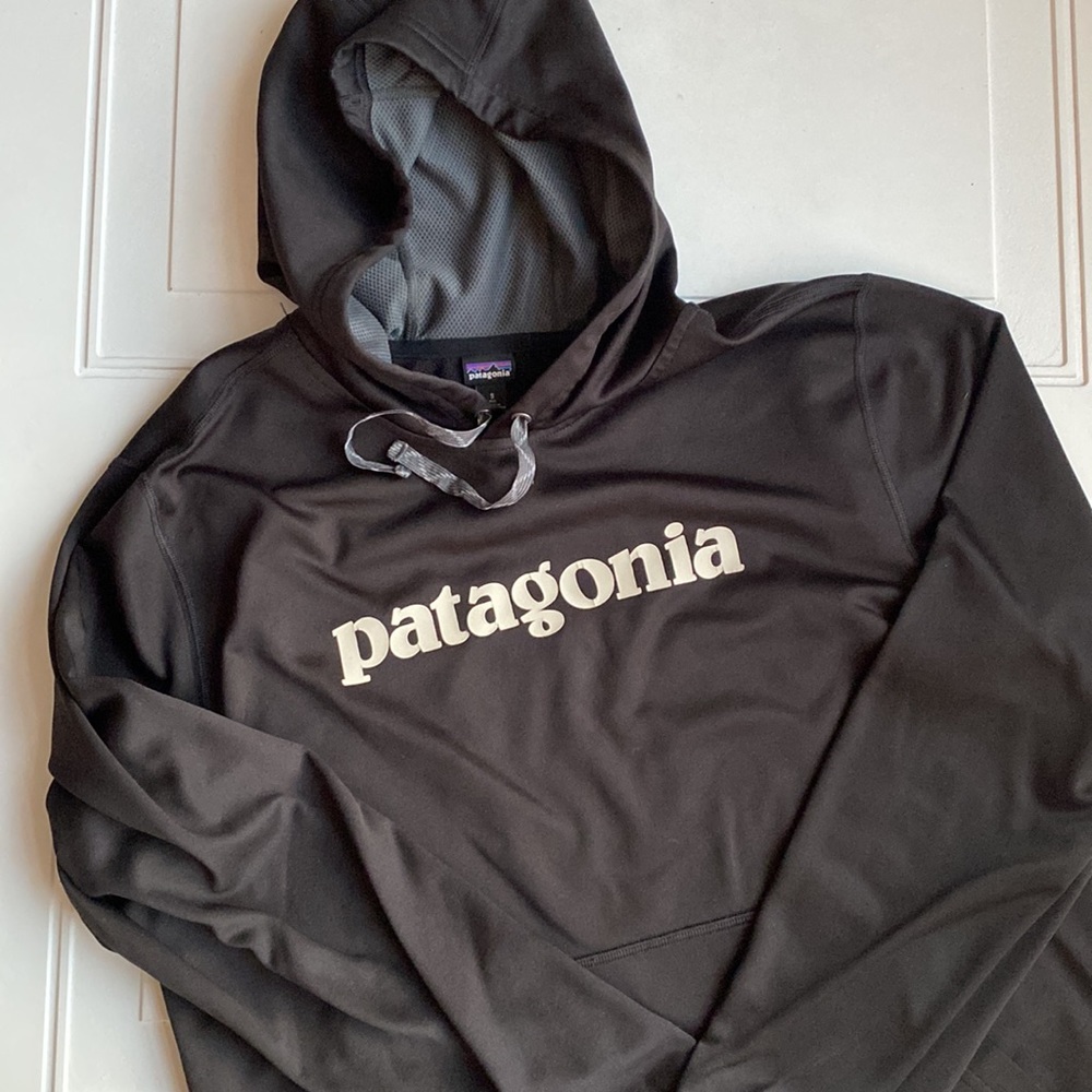 Patagonia Mens Hooded Sweatshirt Black S - Picture 2 of 7